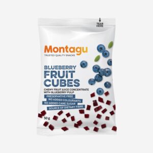 Fruit Cubes - Blueberry Flavoured (Box 10 x 50g)
