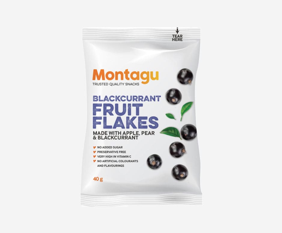 Fruit Flakes - Blackcurrant (Box 10 x 40g)