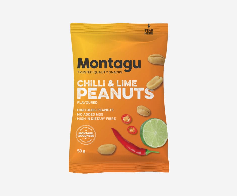 Roasted Peanuts - Chilli & Lime Flavoured 50g