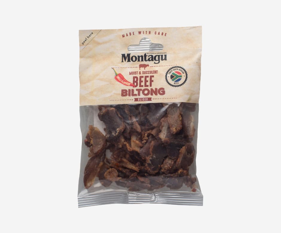 Sliced Beef Biltong - Chilli 50g